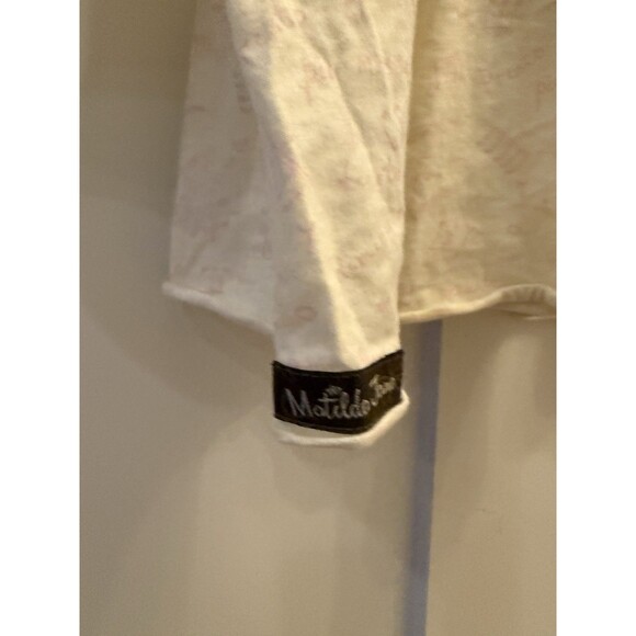 Girls Matilda Jane White Pink Crescendo Poet Music Notes Shirt Blouse Size 8 - Picture 5 of 6